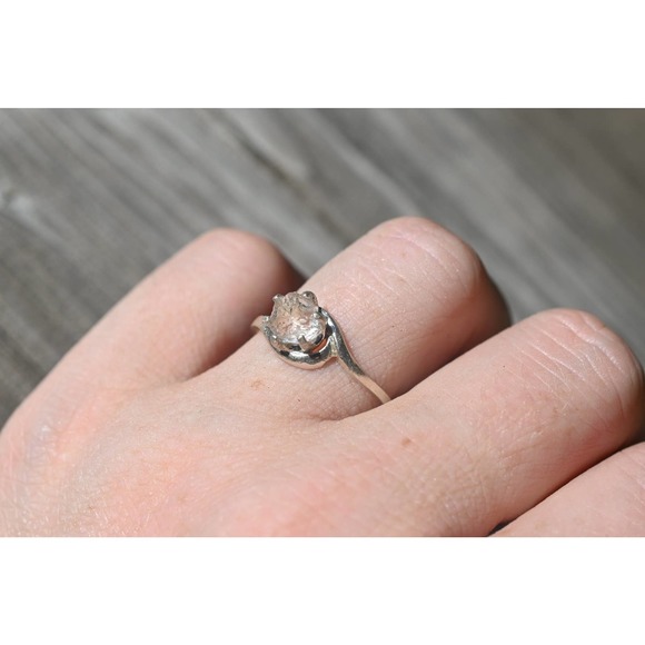 alternative raw diamond engagement rings size 4 5 6 7 8 8 9 10 11 - Picture 4 of 5